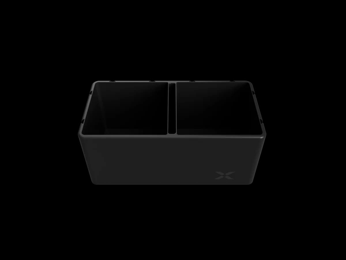 Modulo ModuloX capiente 240 × 120 mm, marchio X embossato sul fianco